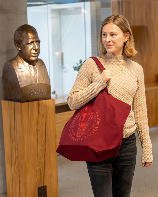 Stor mulepose med kongesegl