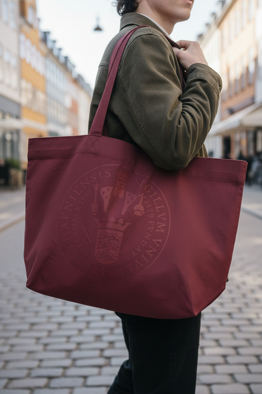 Nyhed: Stor mulepose med kongesegl